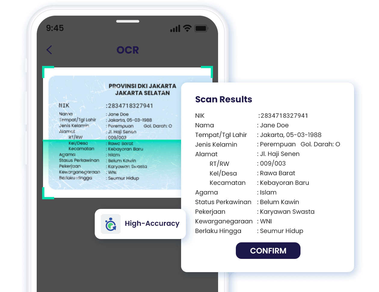 Memiliki tingkat akurasi tinggi hingga 98%