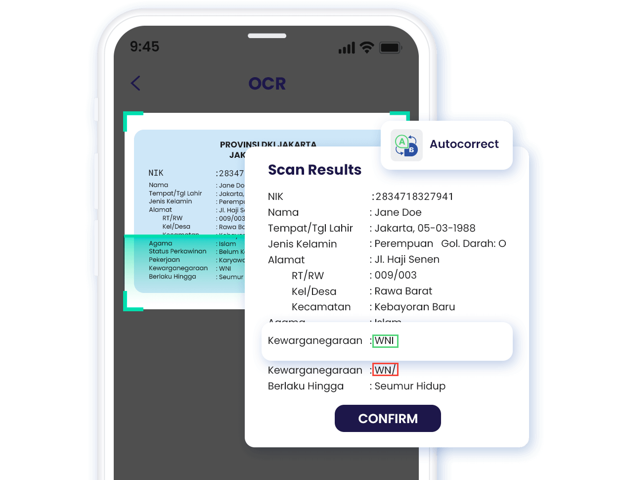 Dilengkapi algoritma <i>autocorrect</i> untuk meminimalisir kesalahan penulisan