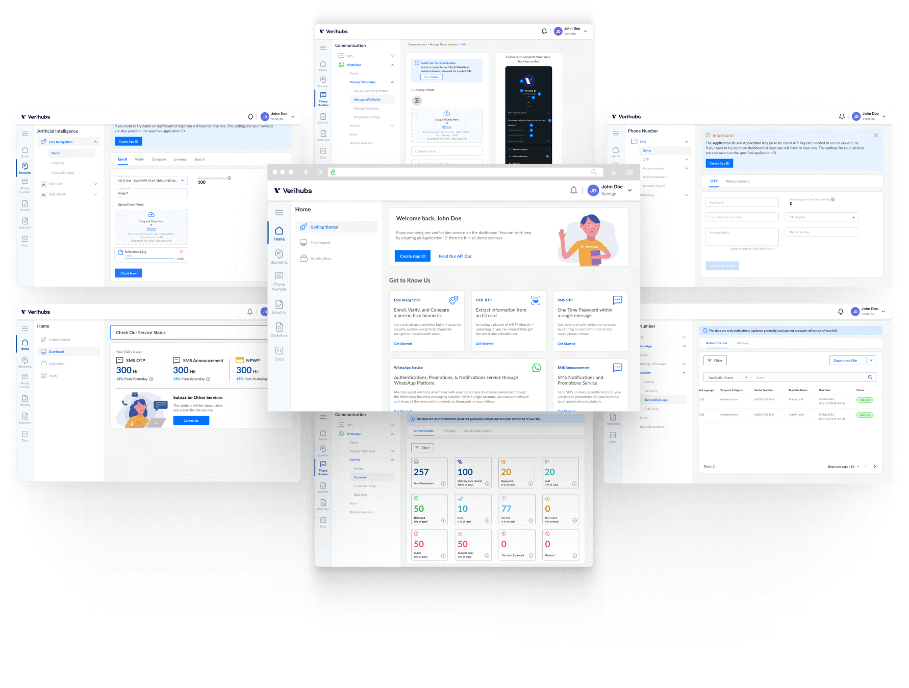 Verihubs Dashboard User Friendly
